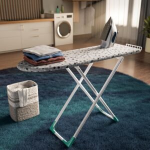 Happer Premium Wooden Ironing Board/Table with Iron Holder, Foldable & Adjustable | Deluxe Plus (116 x 40 cm)Happer Premium Wooden Ironing Board/Table with Iron Holder, Foldable & Adjustable | Deluxe Plus (116 x 40 cm)